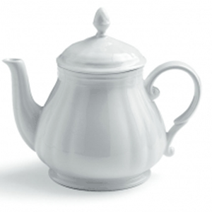 Чайник «Опера»; материал: фарфор; 470 мл; белый
