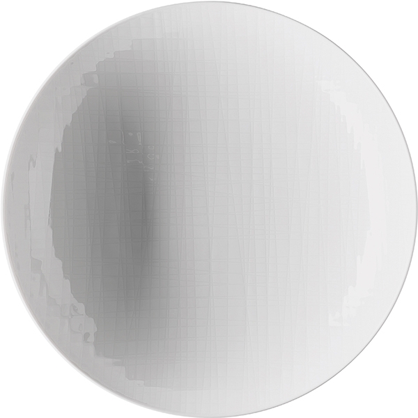 Тарелка глубокая; материал: фарфор; диаметр=24 см.; синий