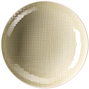 Тарелка глубокая; материал: фарфор; диаметр=24 см.; кремовый