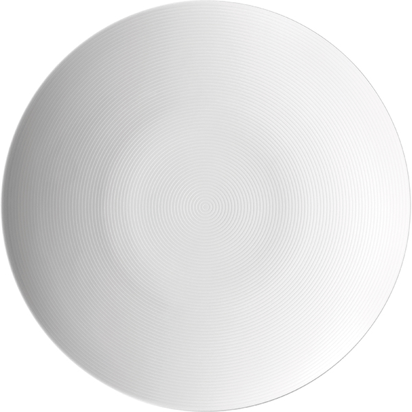 Тарелка мелкая; материал: фарфор; диаметр=28 см.; белый
