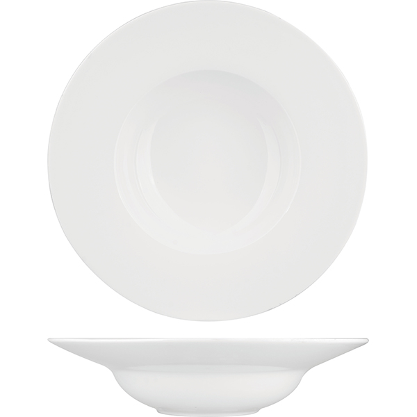 Тарелка для пасты «Кунстверк»; фарфор; D=29см; белый
