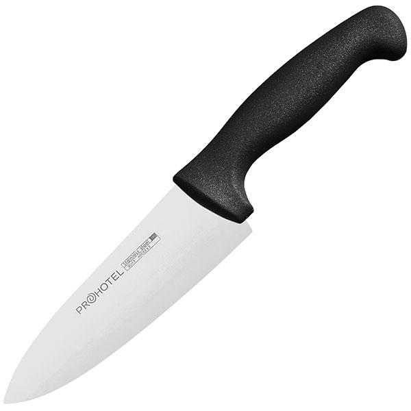 Нож поварской «Проотель»  сталь нержавеющая, пластик  L=29/15, B=4.5см Yangdong