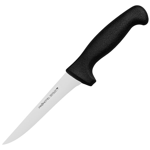 Нож для обвалки мяса «Проотель»; сталь нержавеющая,пластик; L=285/145, B=20мм; металлический