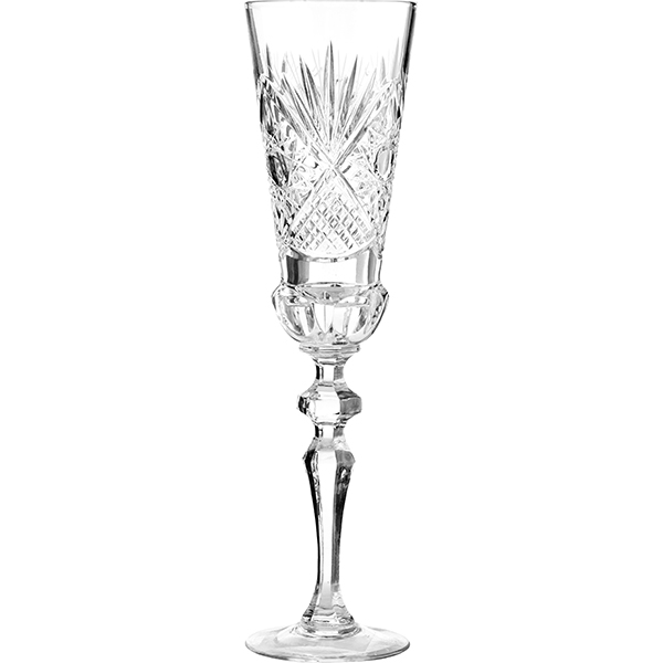Бокал для шампанского флюте; хрусталь; 190мл; прозрачный; D=67,H=251мм