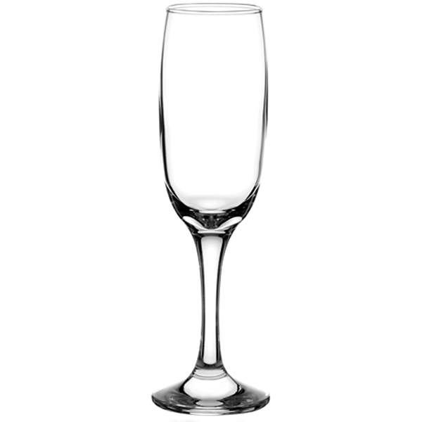 Бокал для шампанского флюте «Империал»; стекло; 210мл; D=50/64,H=210мм; прозрачный