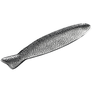 Блюдо для рыбы; алюминиевый; H=15,L=450,B=110мм