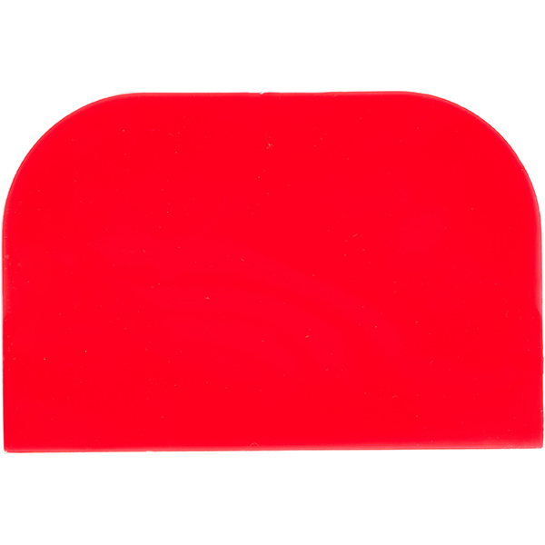 Шпатель кондитерский (10 штук); пластик; высота=1, длина=14.5, ширина=10 см.; красный