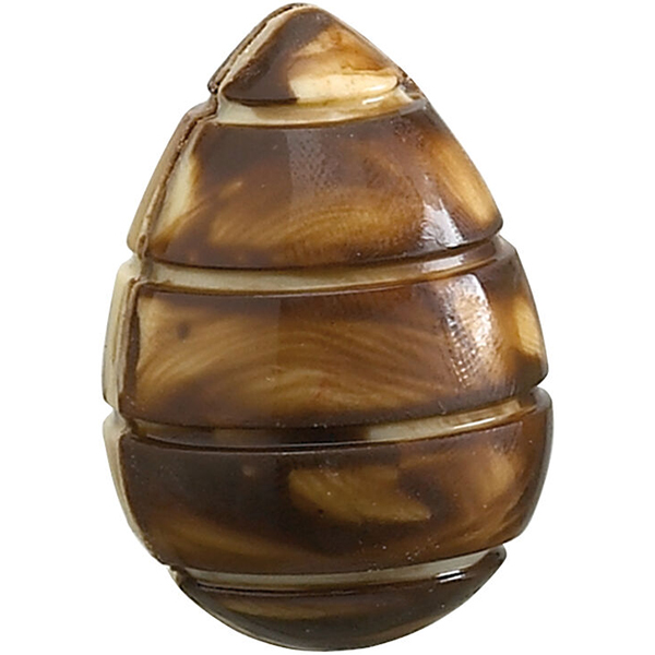 Форма для шоколада «Яйцо с полосками» [3шт]  поликарбонат  H=135,B=93мм MATFER