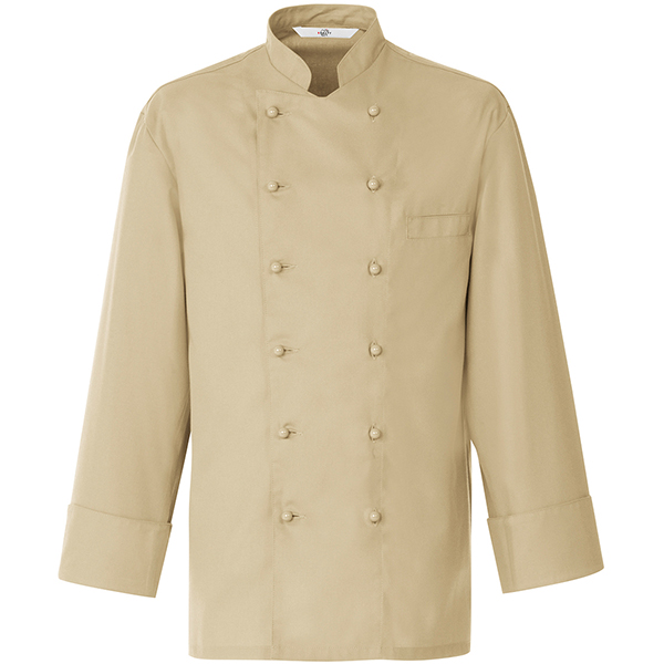 Куртка поварская, р.44 без пуклей  полиэстер, хлопок  бежевый цвет Greiff