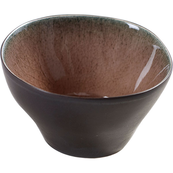 Салатник «Пьюр»; керамика; D=7.5,H=4.5см; коричневый