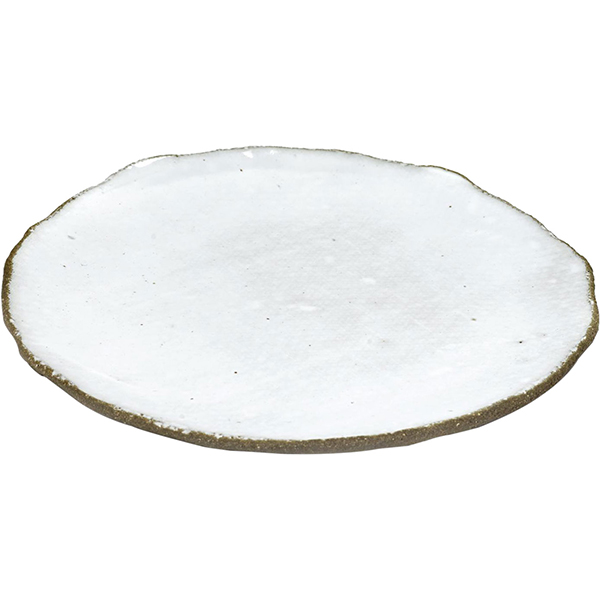 Тарелка бетон; D=20см; белый,серый
