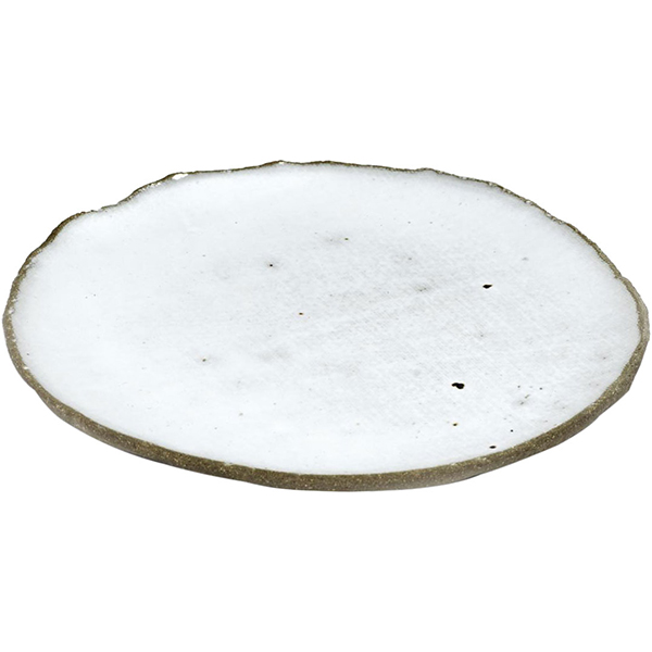 Тарелка бетон; D=14см; белый,серый