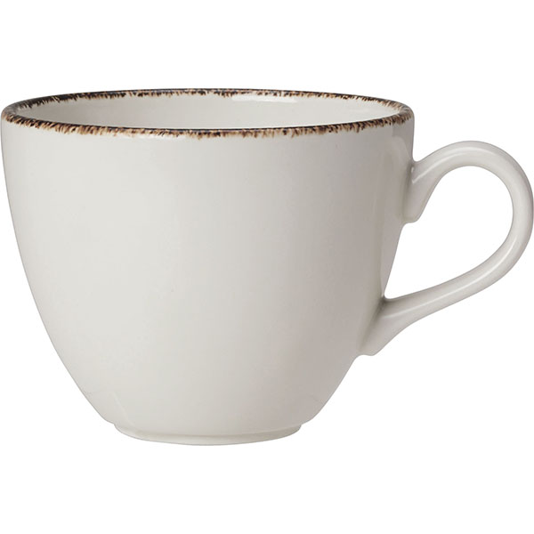Чашка чайная «Браун дэппл»; фарфор; 227мл; белый, коричневый 