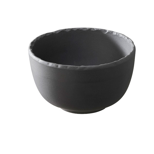 Салатник «Базальт»; материал: фарфор; 80 мл; диаметр=7.5, высота=4.5 см.; цвет: черный