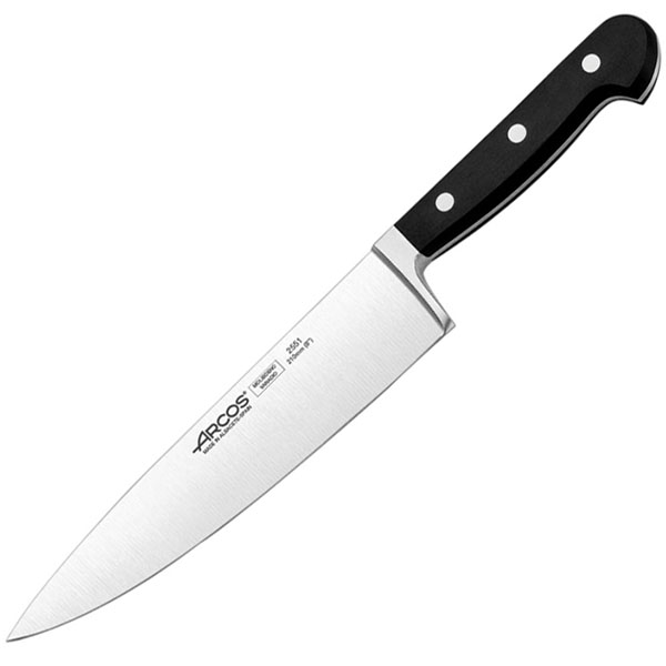 Нож поварской «Класика»; сталь нержавеющая, полиоксиметилен; L=21см