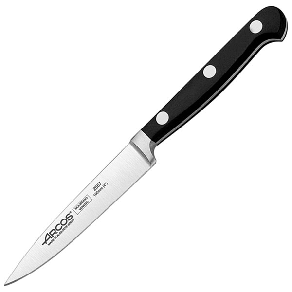 Нож для чистки овощей и фруктов «Класика»; сталь нержавеющая,полиоксиметилен; L=10см