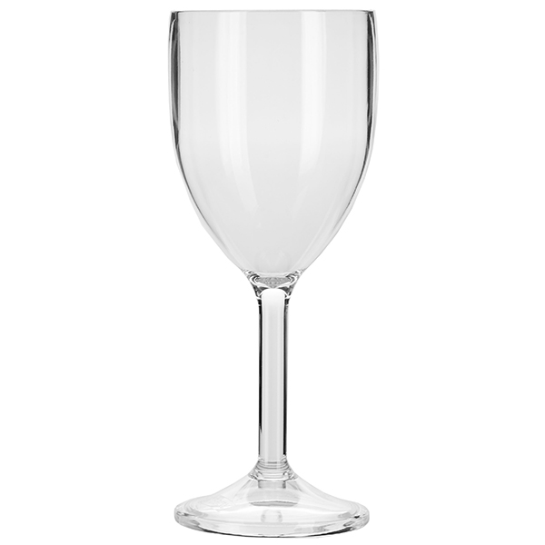 Бокал для вина; поликарбонат; 300мл; D=75,H=190мм; прозрачный