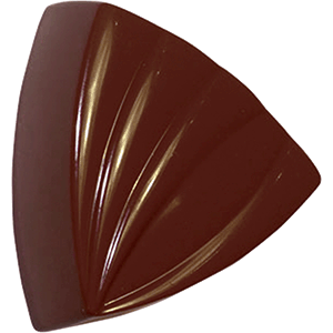 Форма для шоколада «Полосатый треугольник» [28шт]; поликарбонат; H=12,L=360,B=350мм