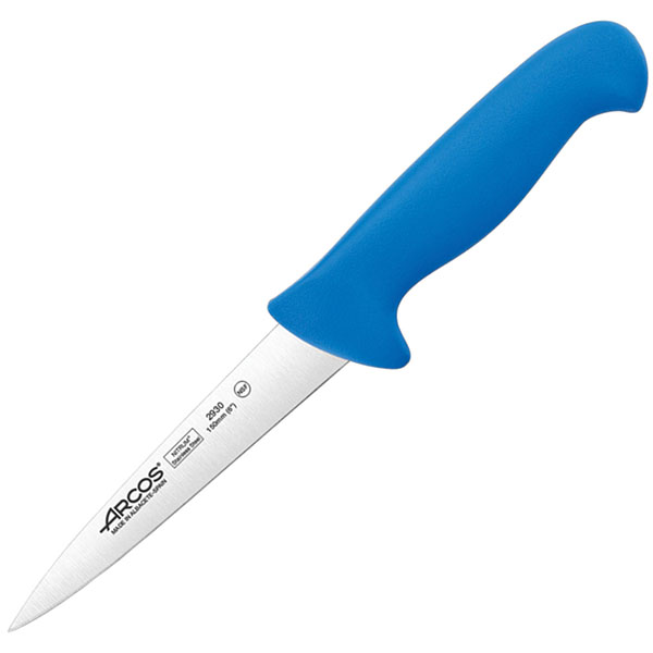 Нож для мяса «2900»; сталь нержавеющая,полипропилен; L=15см; синий