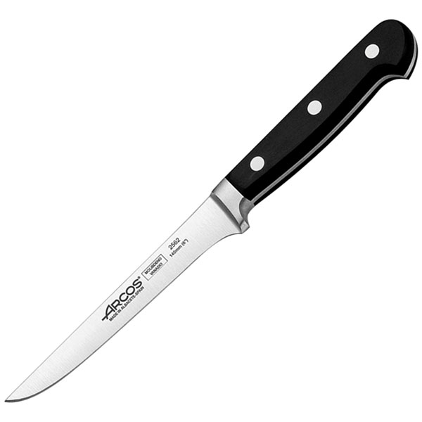 Нож для обвалки мяса «Класика»; сталь нержавеющая,полиоксиметилен; L=14см