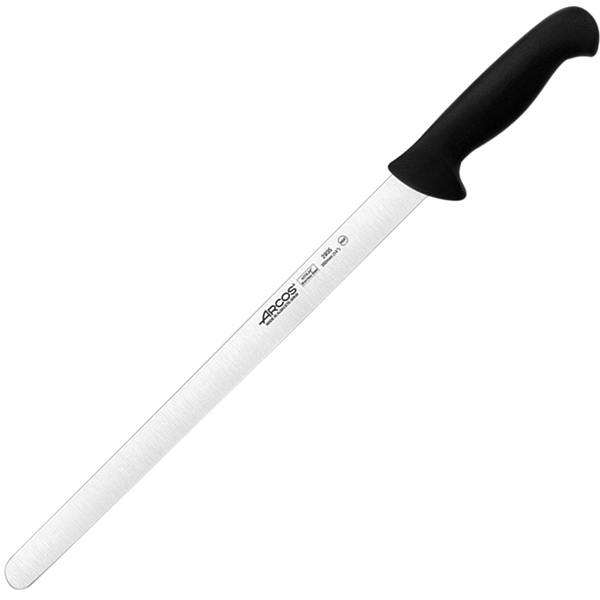 Нож для окорока «2900»; сталь нержавеющая,полипропилен; L=35см; черный