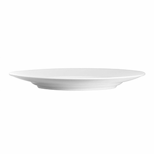 Тарелка «Олеа»; материал: фарфор; диаметр=25.5 см.; белый