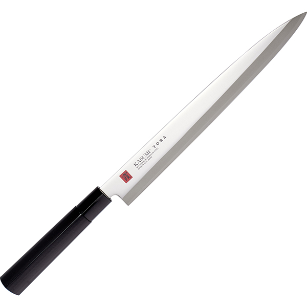 Нож кухонный для сашими  сталь нержавеющая,дерево  L=27см Kasumi