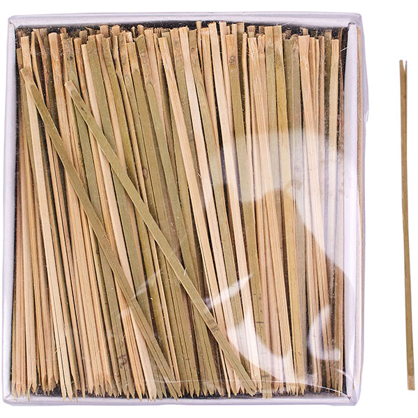 Шпажки для канапе (пинцет) [1000 шт]; бамбук; L=10.5см