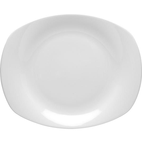 Тарелка  мелкая «Авокадо»; фарфор; D=31см; белый