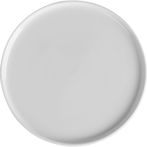Тарелка «Унодуэтре»; фарфор; D=20,H=1.5см; белый
