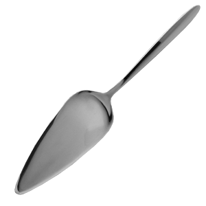 Лопатка кондитерская «Оливия»; сталь нержавеющая; высота=1.5, длина=23/11.6, ширина=4.5 см.; металлический
