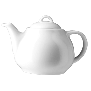 Чайник «Везувио»; материал: фарфор; 500 мл; диаметр=11.8, высота=17, ширина=10.7 см.; белый