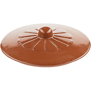 Крышка к порционной сковороде 4020213; керамика; диаметр=150, высота=75 мм; коричневый