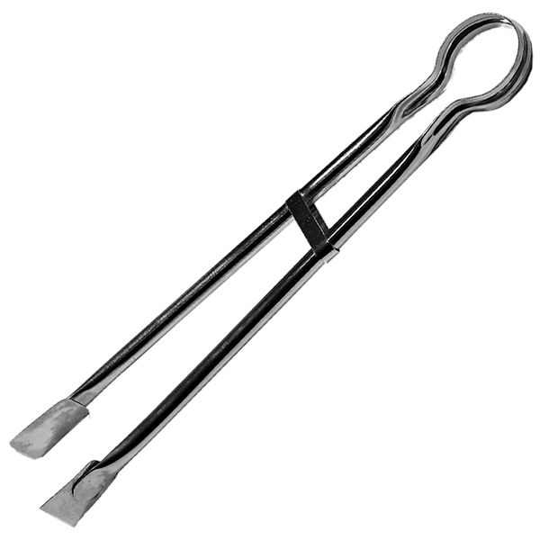 Щипцы для барбекю; сталь; длина=53, ширина=4 см.; металлический