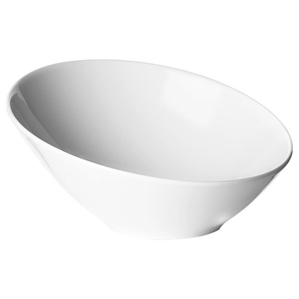 Салатник «Монако Вайт»; материал: фарфор; 600 мл; диаметр=21.5, высота=9 см.; белый