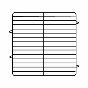 Кассета базовая для тарелок (4 экстенд.); пластик, металл; высота=27, длина=50, ширина=50 см.; бежевая,серый