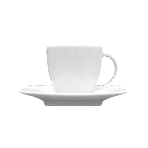 Чашка чайная «Виктория»; материал: фарфор; 200 мл; диаметр=7.2, высота=7, длина=10 см.; белый