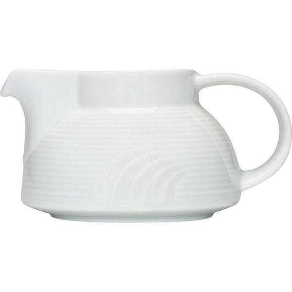 Чайник без крышки «Карат»; материал: фарфор; 350 мл; белый
