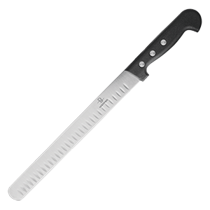Нож для тонкой нарезки; сталь, пластик; длина=28 см.