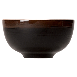 Салатник «Кото»; материал: фарфор; 190 мл; диаметр=10, высота=5 см.; цвет: черный, коричневый
