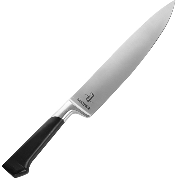 Нож поварской  сталь нержавеющая,пластик  длина=49/25, ширина=4.5 см. MATFER