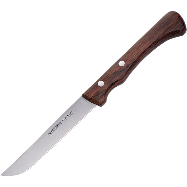 Нож универсальный «Кузинье»; сталь, дерево; высота=5, длина=25/10, ширина=8 см.; коричневый
