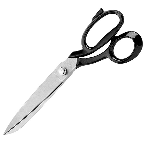 Ножницы кухонные; сталь нержавеющая; длина=23.5, ширина=8.5 см.; цвет: металлический, черный