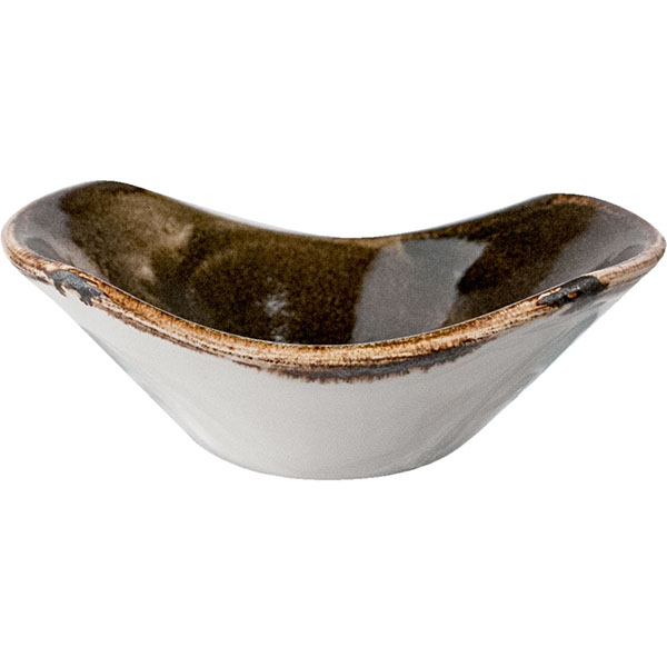 Салатник «Крафт»; материал: фарфор; 240 мл; диаметр=16.5, высота=6 см.; коричневый