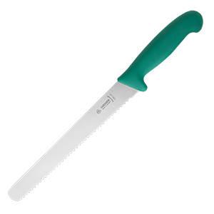 Нож для хлеба  длина=31 см.  зеленый MATFER