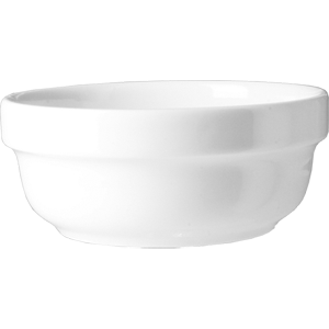 Салатник «Капри»; материал: фарфор; 400 мл; диаметр=13, высота=5.5 см.; белый
