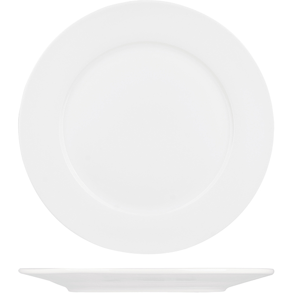 Тарелка мелкая «Кунстверк»; материал: фарфор; диаметр=20, высота=2 см.; белый