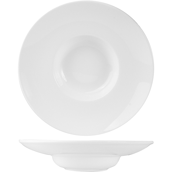 Тарелка глубокая «Кунстверк»; материал: фарфор; 360 мл; диаметр=30.5, высота=2 см.; белый