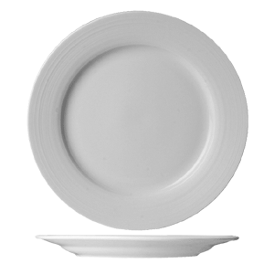 Тарелка мелкая «Граффити»; материал: фарфор; диаметр=28 см.; белый