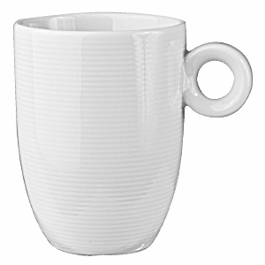 Чашка чайная «Это»; материал: фарфор; 200 мл; высота=9, длина=10 см.; белый